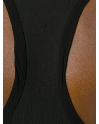 schwarzes Trägershirt von Semi-Couture