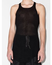 schwarzes Trägershirt von Rick Owens