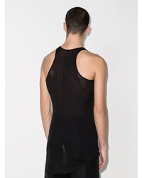 schwarzes Trägershirt von Rick Owens