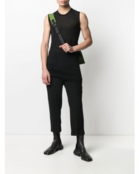 schwarzes Trägershirt von Rick Owens