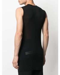 schwarzes Trägershirt von Rick Owens