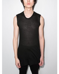 schwarzes Trägershirt von Rick Owens