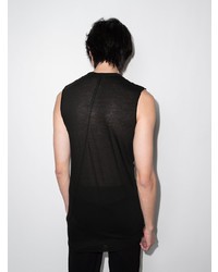 schwarzes Trägershirt von Rick Owens