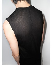 schwarzes Trägershirt von Rick Owens