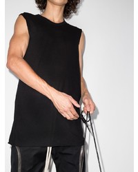 schwarzes Trägershirt von Rick Owens