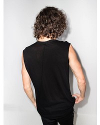 schwarzes Trägershirt von Rick Owens