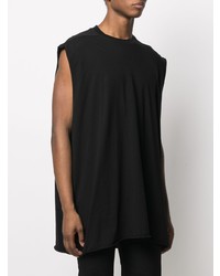 schwarzes Trägershirt von Rick Owens