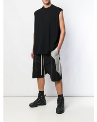 schwarzes Trägershirt von Rick Owens