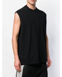 schwarzes Trägershirt von Rick Owens