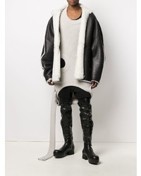 schwarzes Trägershirt von Rick Owens