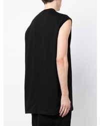 schwarzes Trägershirt von Rick Owens