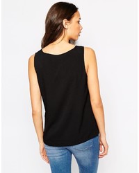 schwarzes Trägershirt von Vero Moda