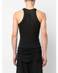 schwarzes Trägershirt von Rick Owens