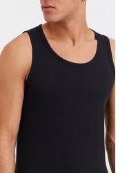 schwarzes Trägershirt von Solid