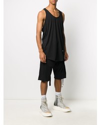 schwarzes Trägershirt von Rick Owens