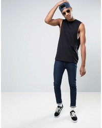 schwarzes Trägershirt von Asos