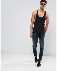 schwarzes Trägershirt von Asos