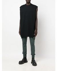 schwarzes Trägershirt von Rick Owens