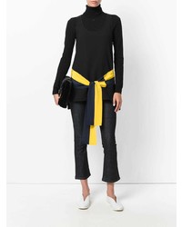 schwarzes Trägershirt von Victoria Victoria Beckham