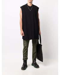 schwarzes Trägershirt von Rick Owens