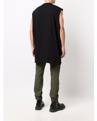 schwarzes Trägershirt von Rick Owens