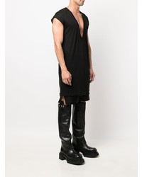 schwarzes Trägershirt von Rick Owens