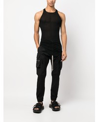 schwarzes Trägershirt von Rick Owens