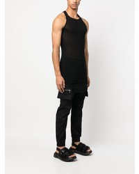 schwarzes Trägershirt von Rick Owens