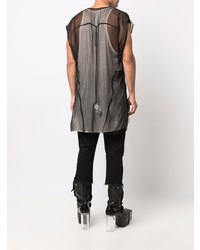 schwarzes Trägershirt von Rick Owens