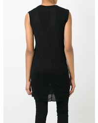 schwarzes Trägershirt von Rick Owens