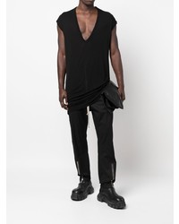 schwarzes Trägershirt von Rick Owens