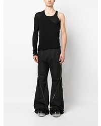 schwarzes Trägershirt von Rick Owens