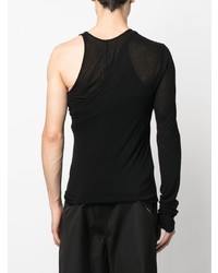 schwarzes Trägershirt von Rick Owens