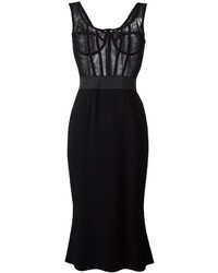 schwarzes Tüllkleid von Dolce & Gabbana