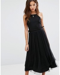 schwarzes Tüllkleid von Moon River