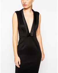 schwarzes Tuxedokleid von Asos