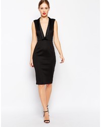 schwarzes Tuxedokleid von Asos