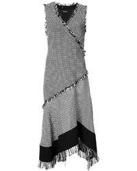schwarzes Tweed Kleid von Derek Lam
