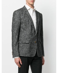 schwarzes Tweed Sakko von Dolce & Gabbana