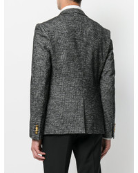 schwarzes Tweed Sakko von Dolce & Gabbana