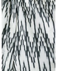 schwarzes und weißes ärmelloses Oberteil mit Chevron-Muster von Isabel Marant