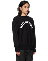 schwarzes und weißes bedrucktes Sweatshirt von Undercover