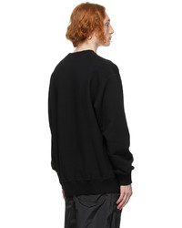 schwarzes und weißes bedrucktes Sweatshirt von Ambush