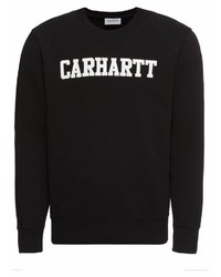 schwarzes und weißes bedrucktes Sweatshirt von Carhartt WIP
