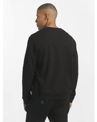 schwarzes und weißes bedrucktes Sweatshirt von Dangerous