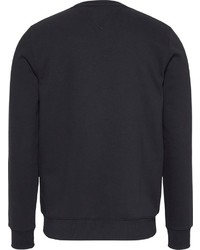 schwarzes und weißes bedrucktes Sweatshirt von Tommy Jeans