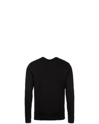 schwarzes und weißes bedrucktes Sweatshirt von Vans