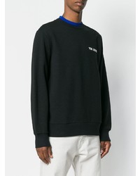 schwarzes und weißes bedrucktes Sweatshirt von rag & bone