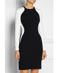 schwarzes und weißes figurbetontes Kleid von Stella McCartney