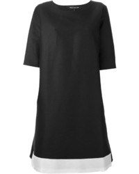 schwarzes und weißes gerade geschnittenes Kleid von Ter Et Bantine